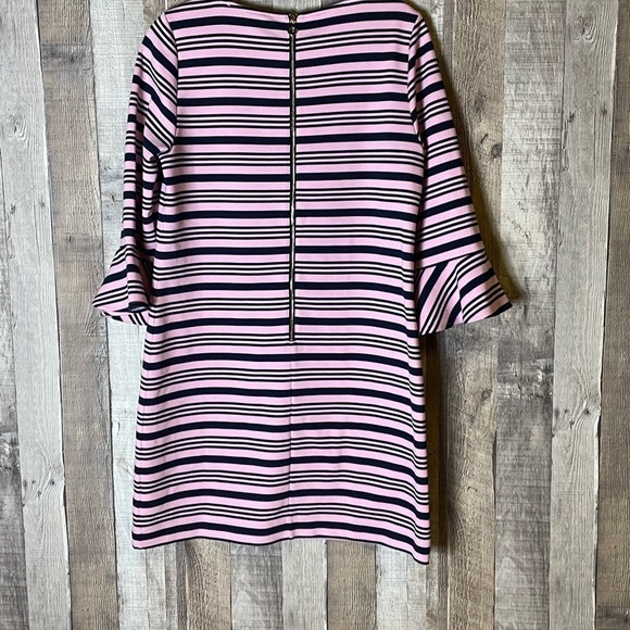 Draper James Ottoman Stripe Knit Dress Pink & Navy - Picture 9 of 10